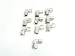 BOX OF 10 SWAGELOK SS-810-9 STAINLESS PIPE ELBOW 1/2IN TUBE X 1/2IN TUBE