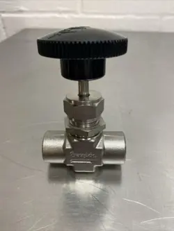 SWAGELOK STAINLESS STEEL INTEGRAL BONNET NEEDLE VALVE, 1/4