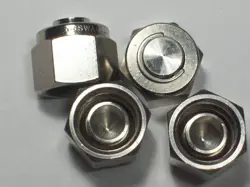 4 - CRAWFORD SWAGELOK STAINLESS STEEL TUBE PLUG FITTINGS, 3/8