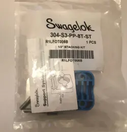 ⚡️EXPEDITED⚡️👀  SWAGELOK 304-S3-PP-8T-ST BOLTED CLAMP TUBE SUPPORT KIT FNSP