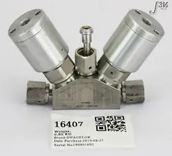 16407 SWAGELOK SEALED STAINLESS DIAPHRAGM VALVE 6LVV-P2V222P-AA