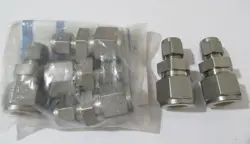 6PCS. SWAGELOK SS-810-6-4 STAINLESS STEEL REDUCING TUBE UNION 1/2” TO 1/4