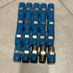 SWAGELOK SS-8-HN STAINLESS PIPE FITTING HEX NIPPLE NPT 1/2 IN LOT OF 20 NEW