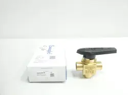 SWAGELOK B-45XF8 MANUAL BRASS THREADED BALL VALVE 1/2IN