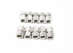 BOX OF 10 SWAGELOK SS-1210-7-8 STAINLESS PIPE ADAPTER 3/4IN TUBE X 1/2IN NPT