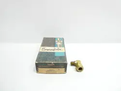 BOX OF 20 SWAGELOK B-810-2-4 BRASS PIPE ELBOW 1/2IN TUBE 1/4IN NPT