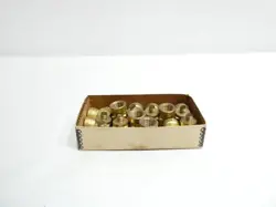 BOX OF 13 SWAGELOK B-400-8-8 BRASS PIPE ELBOW 1/2IN NPT 1/8IN NPT
