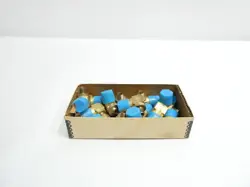 BOX OF 14 SWAGELOK B-400-2-8 BRASS PIPE ELBOW 1/4IN TUBE 1/2IN NPT