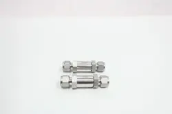 BOX OF 2 SWAGELOK SS-10C-MM-FG-KZ-VL-1 STAINLESS CHECK VALVE 3/8IN