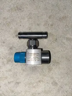 SWAGELOK NEEDLE VALVE, SS-20VM4-F4, 1/4