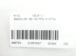 OF 15 SWAGELOK