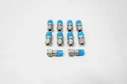 PACK OF 10 SWAGELOK SS-600-1-6 STAINLESS MALE CONNECTOR 3/8IN NPT X 3/8IN TUBE