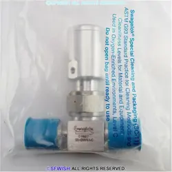 NEW SWAGELOK SS-BNV51-C 316L STAINLESS STEEL HIGH PURITY BELLOWS SEALED VALVE
