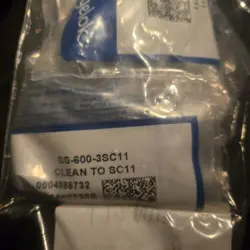 (PACK OF 2) SWAGELOK SS-600-3SC11 STAINLESS STEEL SWAGELOK TUBE FITTING