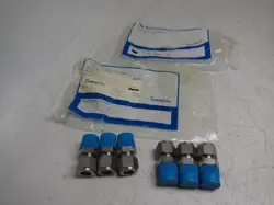 LOT OF 6 SWAGELOK SS-810-1-8 TUBE FITTING 1/2