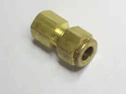 1- SWAGELOK BRASS CONNECTOR FITTING, 5/16