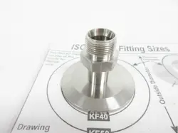 KF40 WITH SWAGELOK CONNECTION INNER DIAMETER: 0.40