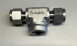 SWAGELOK SS-600-3TTF  FEMALE BRANCH TEE 3/8” TUBE X 3/8”MNPT