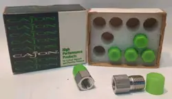 6 - CAJON SWAGELOK STAINLESS STEEL REDUCER, 1/4