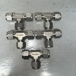5-SWAGELOK SS-810-3, 1/2” TUBE OD, SS-316, TUBING UNION TEE FITTING
