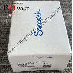 SWAGELOK S-810-7-8 STAINLESS STEEL TUBE FITTING, FEMALE CONNECTOR, 1/2 IN.