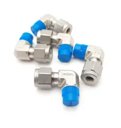 LOT OF 5 SWAGELOK SS-400-2-2 STAINLESS STEEL TUBE FITTING MALE ELBOW 1/4