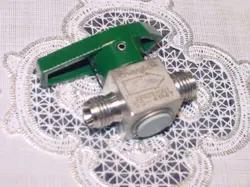 SWAGELOK SS-4P4T, STAINLESS STEEL QUARTER TURN INSTRUMENT PLUG VALVE, 1/4