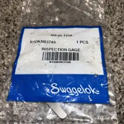 SWAGELOK MS-IG-1210 GAP INSPECTION GAUGE, 3/4 IN & 18 MM FEM NUTS