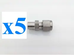 X5 NEW SWAGELOK SS-400-1-2W STAINLESS STEEL SWAGELOK TUBE FITTING