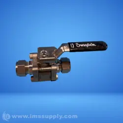 SWAGELOK SS-63TS12 STAINLESS STEEL 3-PIECE 60 SERIES BALL VALVE FNIP