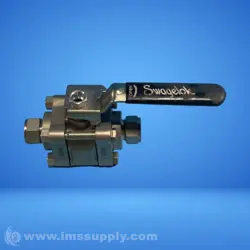 SWAGELOK SS-65TS12 STAINLESS STEEL 3-PIECE 60 SERIES BALL VALVE FNIP