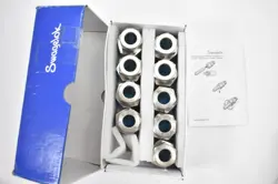 LOT OF 9 SWAGELOK STAINLESS STEEL TUBE FITTINGS 1/2