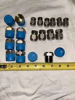 20 PC MIX LOT SWAGELOK NEW TUBE  CAP PIPE CAP FITTINGS