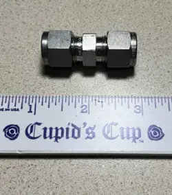 SWAGELOK SS-600-6, 3/8” UNION TUBE FITTING