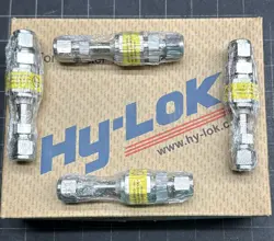 HYLOK SS316 DIELECTRIC UNION 3/8 OD CDF-6-S316 SIMILAR TO SWAGELOK SS-6-DE-6