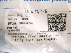 SWAGELOK SS-4-TA-1-6