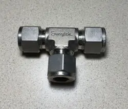 SWAGELOK SS-810-3, UNION TEE FITTING 1/2