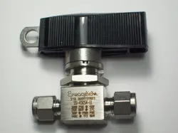 1- SWAGELOK STAINLESS STEEL BALL VALVE, 1.4 CV, 1/4