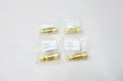 BOX OF 4 SWAGELOK B-QC6-B-600 BRASS COUPLING 3/8IN