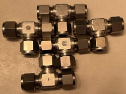 SWAGELOK CRAWFORD STAINLESS 316SS TUBE FITTING UNION TEE 1/2''