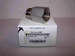 SWAGELOK  SS-12-A-12RT ADAPTER 3/4 FNPT X 3/4 MALE ISO NEW