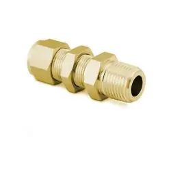 SWAGELOK B-600-11-4 BRASS SWAGELOK TUBE FITTING FNSP