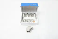 BOX OF 8 SWAGELOK SS-400-8-12 STAINLESS PIPE ELBOW 1/4IN TUBE X 3/4IN NPT