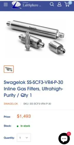 SWAGELOK SS HIGH