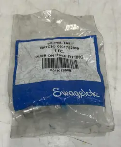 SWAGELOK SS-PB8-TA8 PUSH ON HOSE FITTING 476