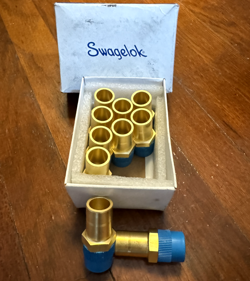$30 FOR LOT - NEW SWAGELOK B-12-TA-1-8 MALE TUBE ADAPTER 3/4