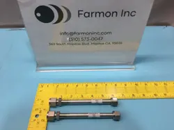 2 AMAT 0224-01928 TUBE 3/8 SST WITH SWAGELOK FITTINGS BOTH ENDS, 6 INCH, 174982