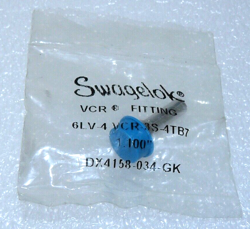 SWAGELOK 6LV-4-VCR-3-4TB7 316L VAR VCR FITTING LONG TUBE BUTT WELD GLAND NEW