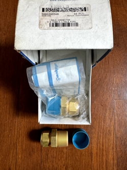 $20 FOR LOT -SWAGELOK B-1210-1-16 TUBE FITTING, MALE CONNECTOR, 3/4