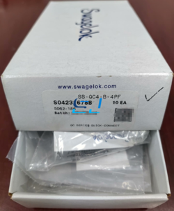 BRAND NEW SWAGELOK SS-QC4-B-4PF TUBE FITTING SS-QC4-B-4PF